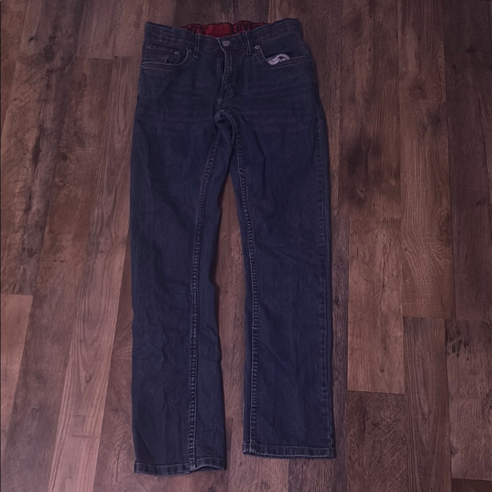 Classic Blue Straight Leg Jeans